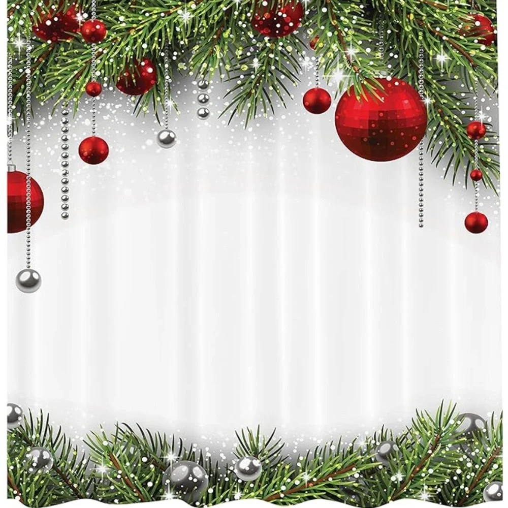 Holiday Shower Curtain Cloth Fabric 69